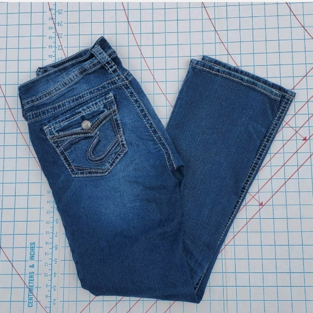 Silver Suki Mid Slim Boot Women's 29/31 Jeans